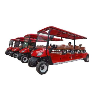 China Electric Hunting 8 seater Golf Cart 3.5KW 10 Inch for sale