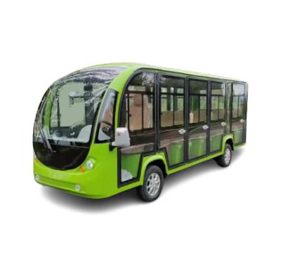 China Green Color Electric Power Mini Sightseeing Bus Export USA And Europe for sale