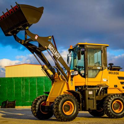 China 1670-20 Tire Mini Articulated Wheel Loader, 5300kg Operating Weight Front End Shovel Wheel Loader for sale