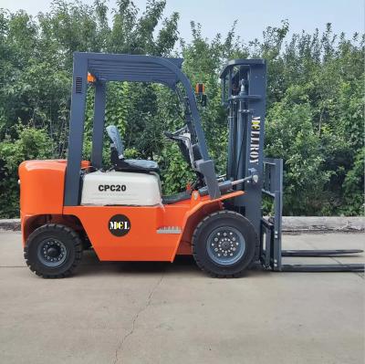 China Warehouse Forklift 4 Wheel Drive , FD20 Small Diesel Forklift 19km / Hour for sale