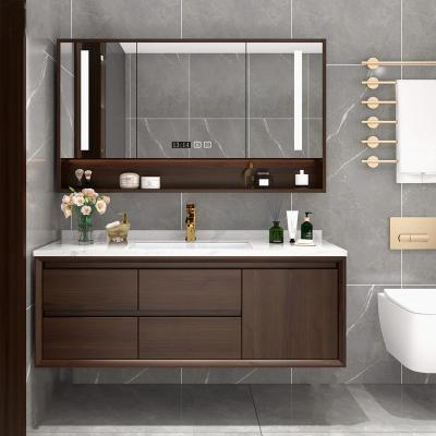 China American Style Mirrored Wall Mounted Wash Basin Cabinet Size 1790*525*450mm for sale