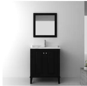 China Zero Formaldehyde Bathroom Towel Cabinet Floor Assembled With Slab Top en venta