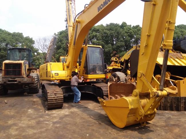 Komatsu excavator PC200-6 PC200-5 PC200-7 used excavator for sale 1.5m3 track excavator isuzu engine minit excavator