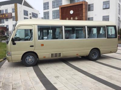 China 29 seats used Toyota diesel coaster bus left hand drive   engine 6 cylinder   japan coaster bus toyota 26 passenger bus for sale