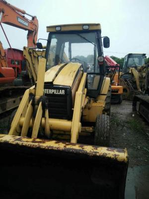 China 2010 usa Used  front end loader heavy machinery CAT backhoe loader 416 420e yellow skid steer loader for sale
