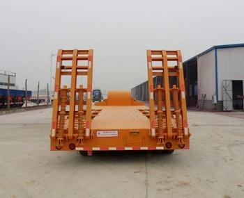 China 70t 60t 80t brand new china  lowbed Semi-trailer 13m 16m with 4-axles excavator trailer. excavator trailer for sale