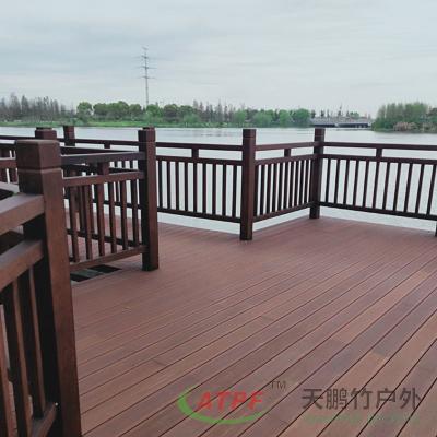 China Bamboo Composite Outdoor Decking Board Weatherproof Custom for sale