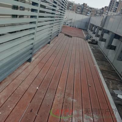 China Prefabricados de madeira de bambu cinza 4.5 M para exterior à venda