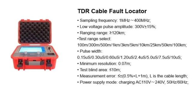 Xzh Cable Fault Locator Tdr Swiftly Locates Fault Distance