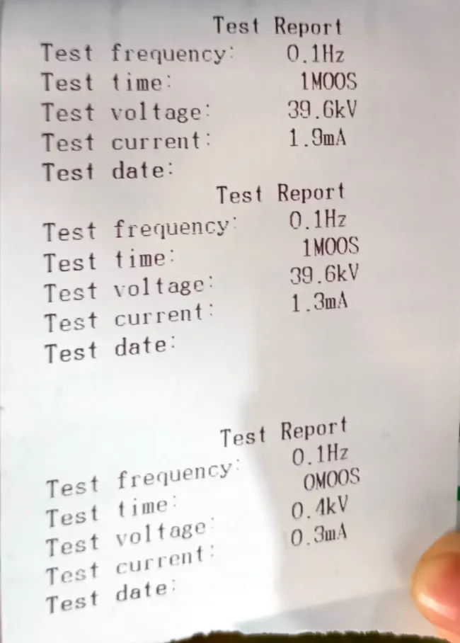 50kv Very Low AC Hipot Test Set Used for Generator