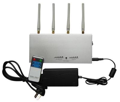 China 2G / 3G Cell Phone Signal Jammer For schools With Remote Control for sale