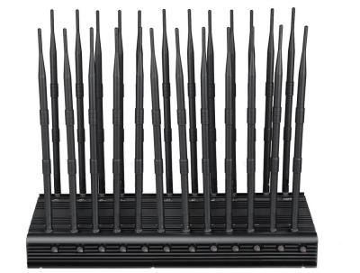 China Cell Phone 24 Antennas 44W VHF UHF 5G Signal Jammer for sale