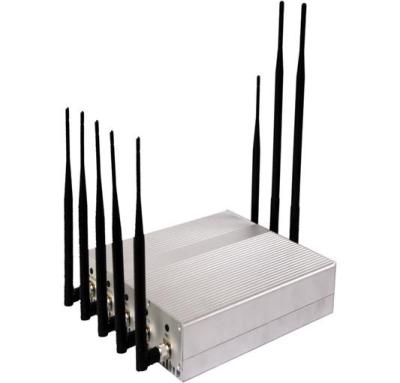 China 34dBm Remote Control Jammer 2G / 3G / 4G 30M Mobile Signal Blocker for sale