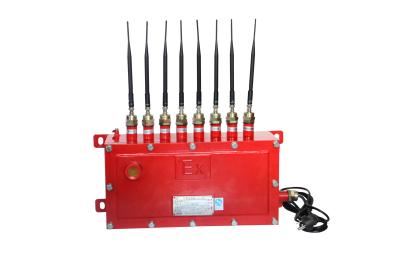 China 8 Antennas Mobile Cell Phone Signal Jammer Outdoor Use Stationary Explosion Proof for sale