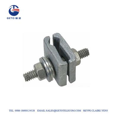 China Aerial 0.75 Inch Carbon Steel D Lashing Wire Clamp for sale