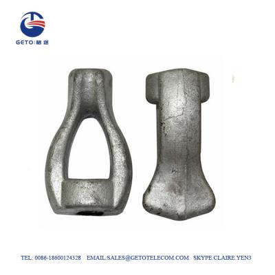 China 0.625 Inch Pole Foreged TEN Galvanized Eye Nut for sale