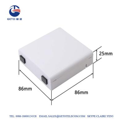 China Sc / APC FTTH Fiber Terminal Box , IP65 Fiber Optic Distribution Box for sale