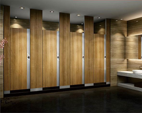 Toilet partition hardware components