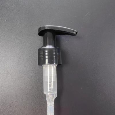 China Output 1.20 - 1.50ml/T Black Lotion Dispenser Pump For Body Lotion Shampoo for sale