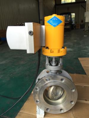 China Sistema usado marinho do controlo a distância da válvula do atuador giratório de produtos IP67 de aço à venda