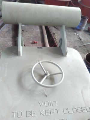 China Cubierta de acero marina de la portilla, tipo rápido cubierta de la manija de la rueda de la acción de la portilla del acceso en venta
