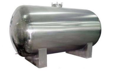中国 安定した性能のステンレス鋼圧力タンク、圧縮機の空気によってカスタマイズされるタンク 販売のため