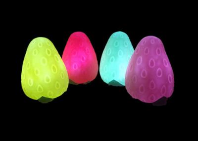 China Colorful Strawberry Fruit Night Light Easy Operate For Home Decoration for sale