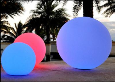 China 80cm LED Ball Lights Waterproof , PE Plastic Park Floating Pool Ball Lights  for sale