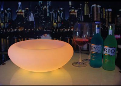 China Bowl Type LED Ice Bucket With Lights , LED Light Up Bucket 2L Capacity for sale
