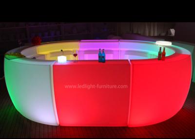 China Multi Shaped LED Bar Counter , Indoor / Outdoor Illuminated Bar Counter for sale