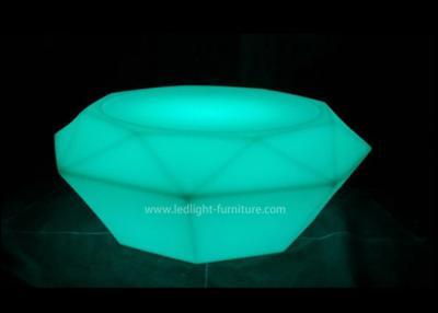 China La prueba elegante del tiempo de la tabla de cóctel del diseño LED del diamante con relaja la luz suave en venta