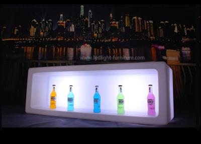 China Cubos con pilas de la barra ligera, exhibición iluminada resplandor grande de la botella  en venta