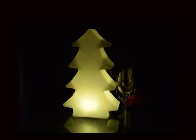 China PE Material Festival Decoration Light Colorful Christmas Tree Table Lamp for sale