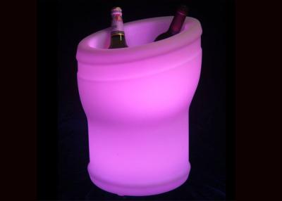 China Rechargeable LED Glowing Ice Bucket Furniture for Night Club Use for sale