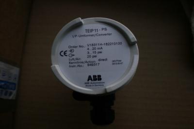 China I P Signal Converter ABB Valve Positioner  For Standard Signals TEIP11 PS V18311H 182210100 for sale