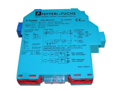 中国 変圧器によって隔離されるPEPPERL FUCHSの安全バリアKFD2-SR2-EX1.W 販売のため