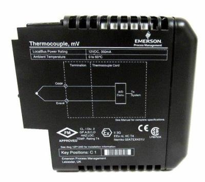 China VE4003S5B1 DeltaV 8 Channel Thermocouple Terminal Block for sale