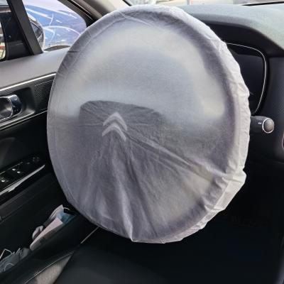 China Auto Disposable Steering Wheel Covers PE / PP / PU for sale
