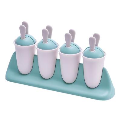 China Homemade Popside Mold Reusable Popsicle Molds PP plastic BPA Free, Ice Pop Molds Ice Tray Molds Holder for sale