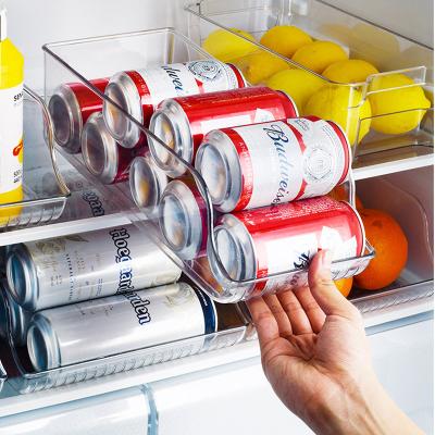 China Fridge can organizer storage bins Ideal storage for soda, pop, beer, tea, drinks, soup, vegetable, tomato sauce for sale
