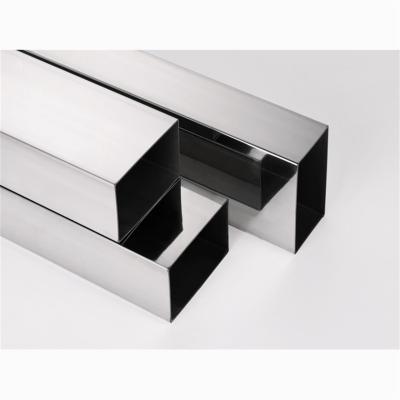 China Plain 201 Ss Square Pipe Rectangular Jindal Ss 304 Square Pipe Price List for sale