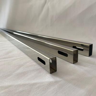 China 316 201 304 Square Rectangular Stainless Steel Steel Pipe Laser Cutting for sale