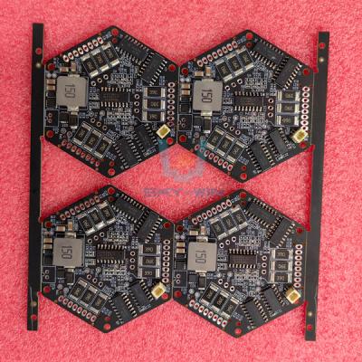 China Automotive FR-4 PCB Assembly 0.2-7.0mm 3mil Minimum Line / Spacing Solar Charge Controller Circuit Board Service for sale