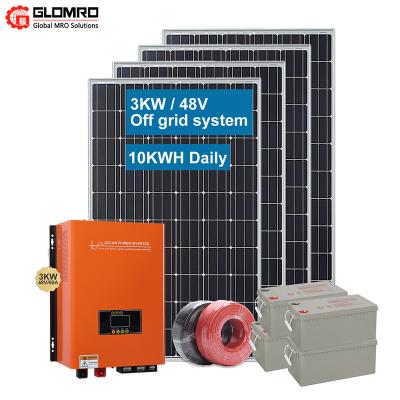 China Home Solar Energy System Grid Tied Solar Power System 3Kw 5Kw 6Kw 8Kw 10Kw for sale
