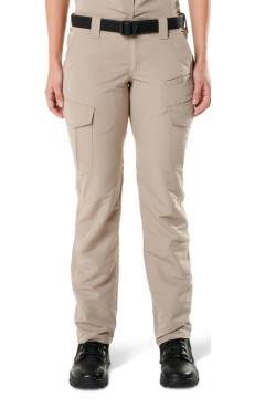 China 260 GSM Khaki Checked Trousers Womens Fire Retardant Cargo Pants for sale