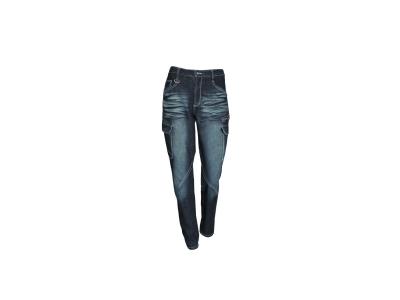 China 100% Cotton 350 GSM Bottoms Clothing Jeans Pants Women Trousers for sale