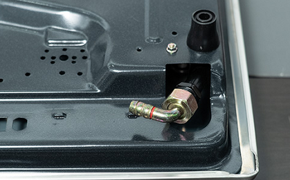 Gas cooktop burner flame settings
