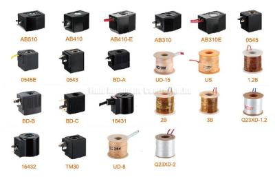 China Air Solenoid Valve Coils For Two Position Two Way Water Valve DC24V AC220V for sale