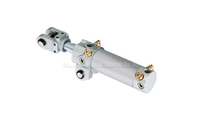 China 40mm-80mm Bore Size Pneumatic Clamping Cylinder With Air Buffer For Automotive Welding for sale