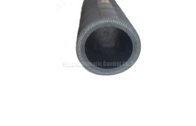 China 305mm High Tensile Cotton Fabric Reinforced Black Rubber Hose Pipe for sale